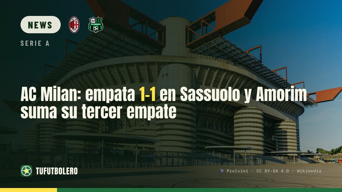 AC Mailand: 1-1 in Sassuolo – Amorim kassiert das dritte Remis