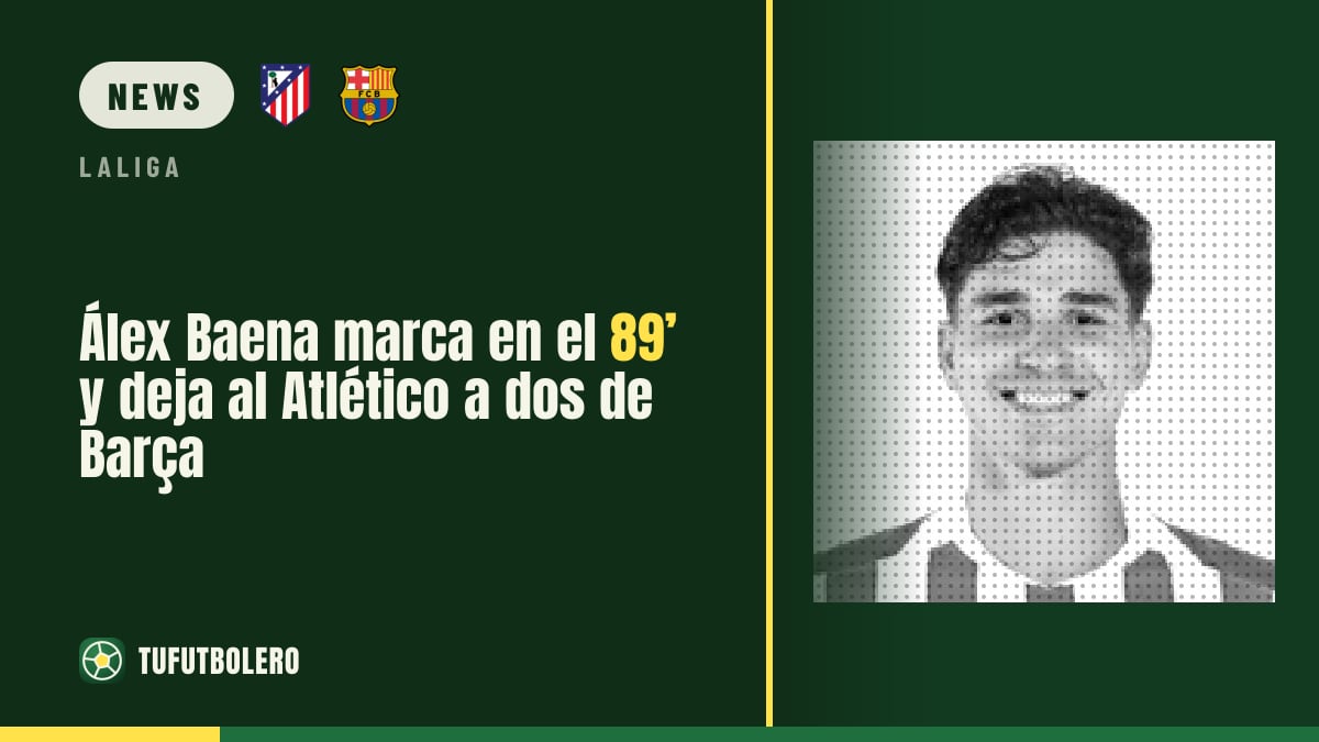 Álex Baena trifft in der 89. Minute: Atlético dicht am Barça