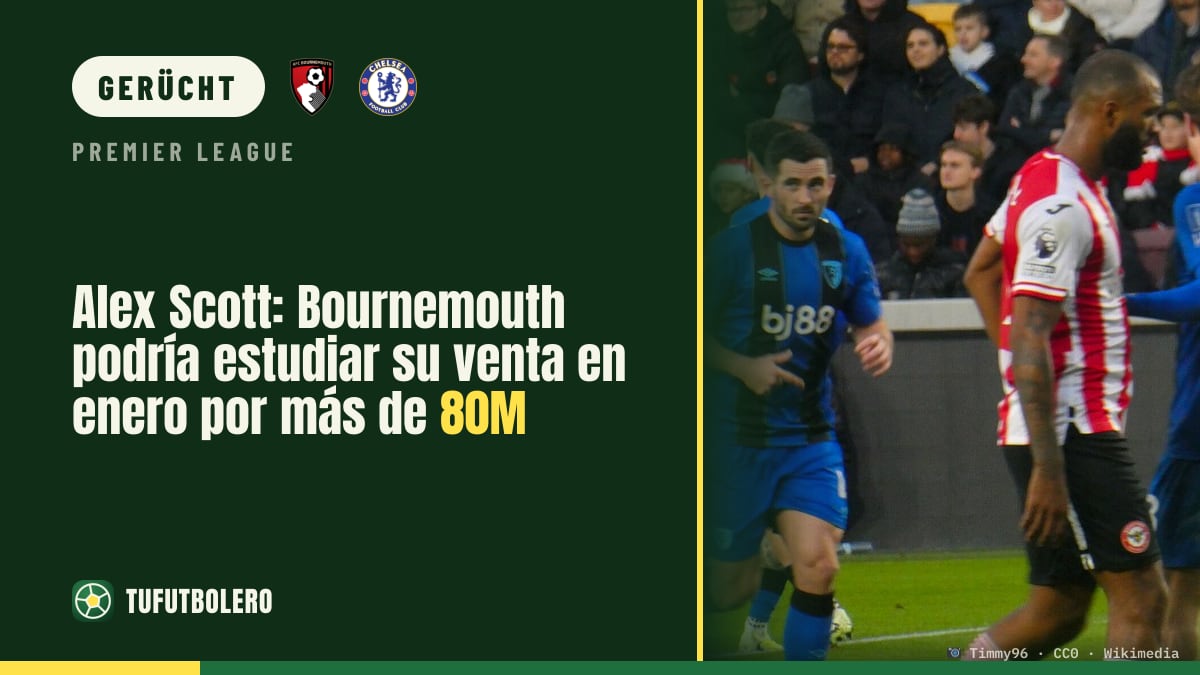 Alex Scott: Bournemouth prüft im Januar einen Verkauf für über 80 Mio. £