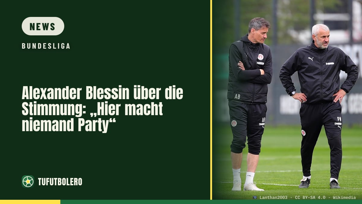 Alexander Blessin über die Stimmung: „Hier macht niemand Party“