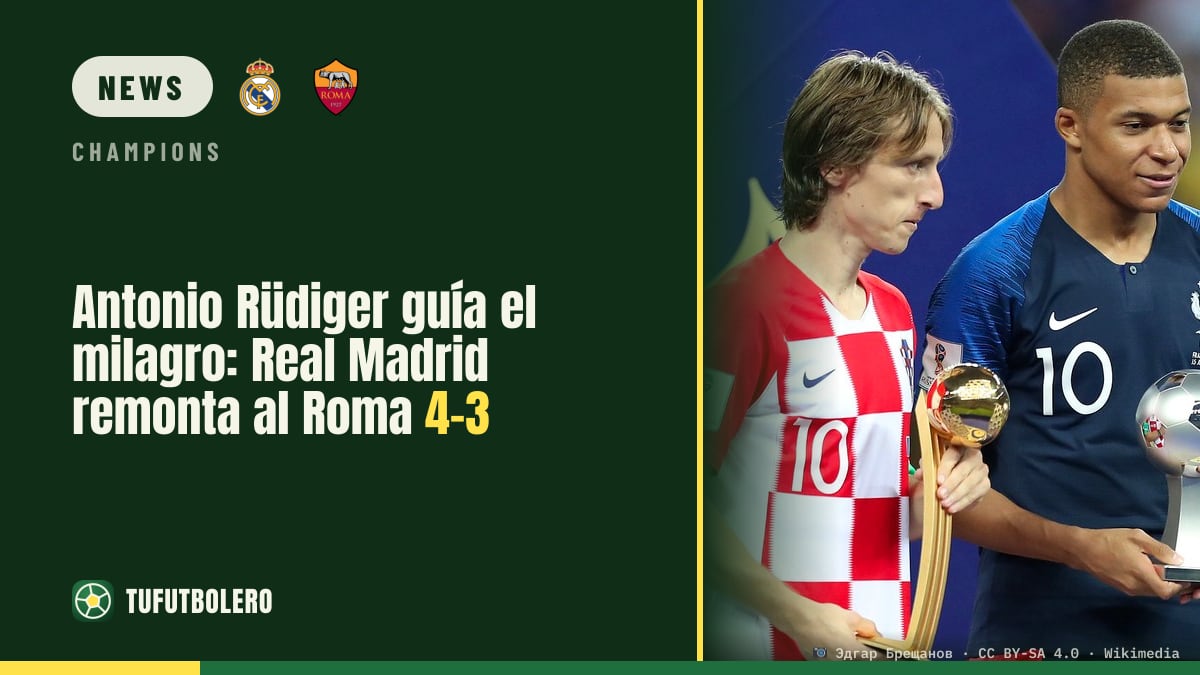 Antonio Rüdiger schickt Madrid: Real dreht Roma nach 3-1 noch zu 4-3