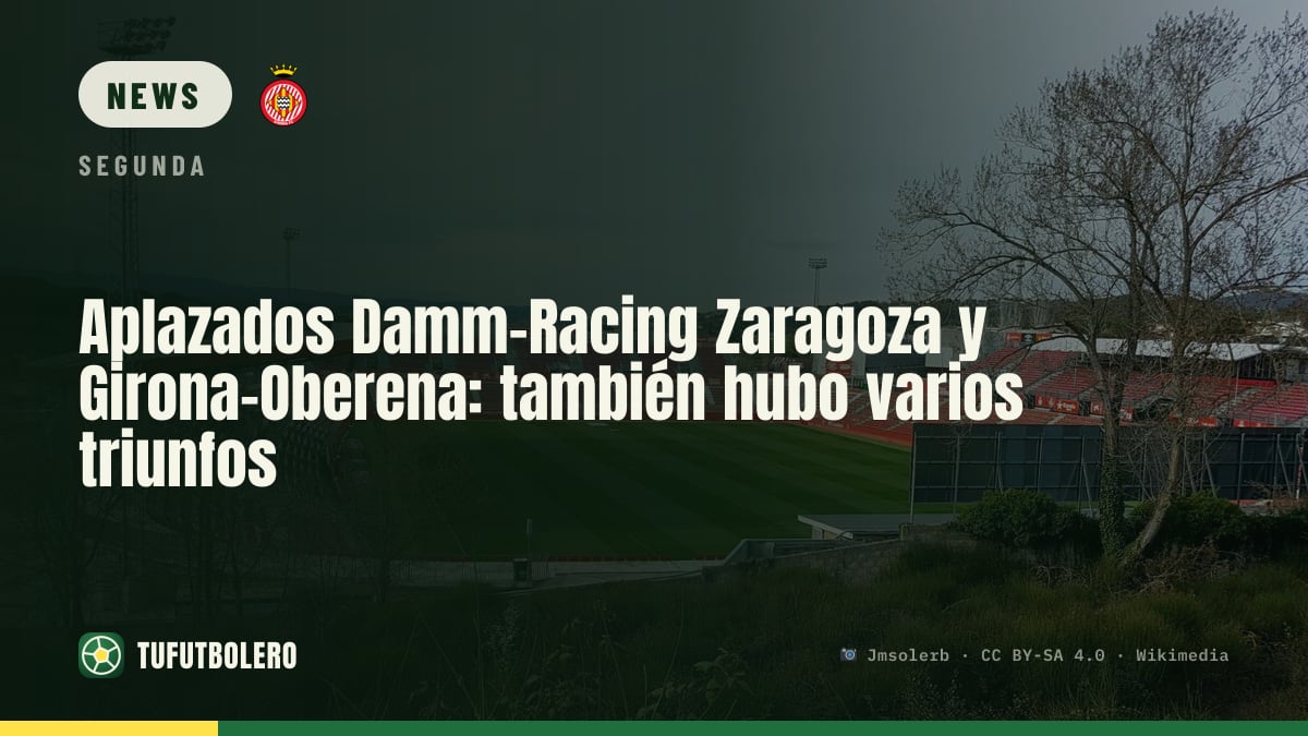 Damm-Racing Zaragoza und Girona-Oberena verschoben: Samstagsspielplan rückt vor