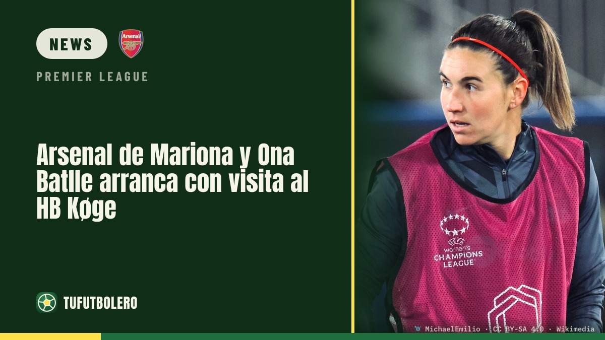 Arsenal mit Mariona startet in der WCL gegen HB Køge