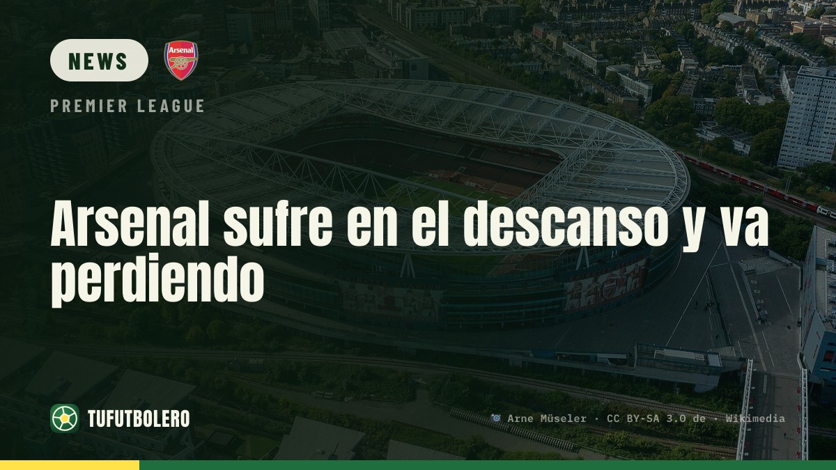 Arsenal liegt zur Halbzeit im Rückstand