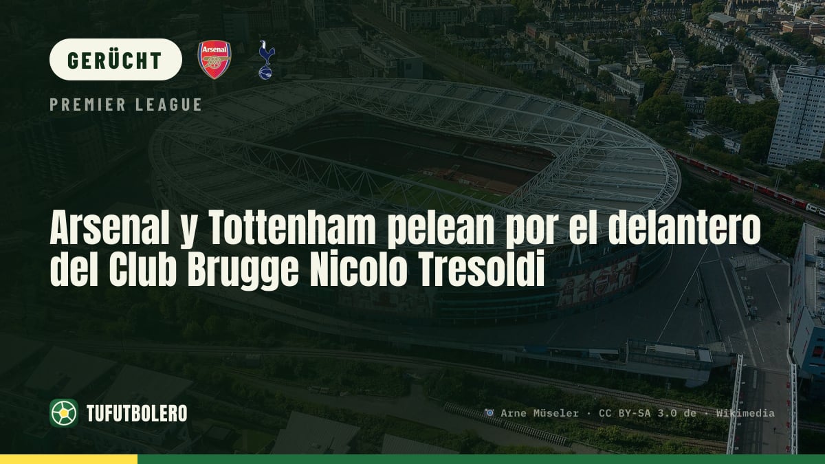 Arsenal und Tottenham liefern sich den Kampf um Brugge-Stürmer Nicolò Tresoldi