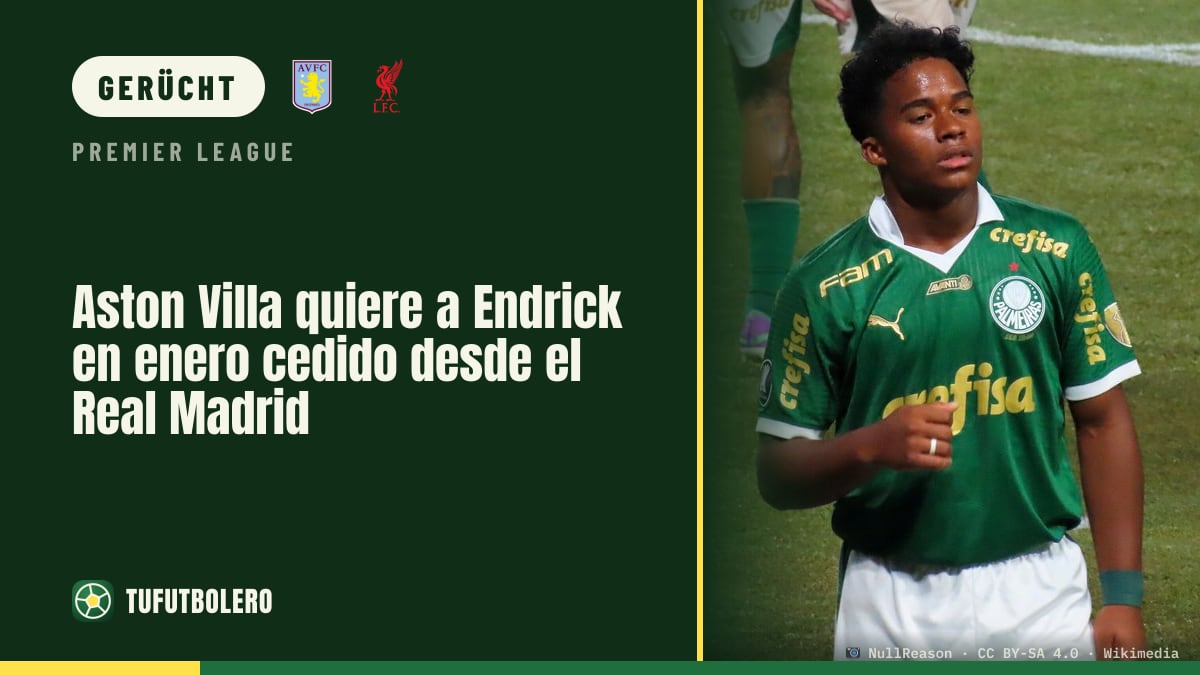 Aston Villa will Endrick im Januar leihen – von Real Madrid