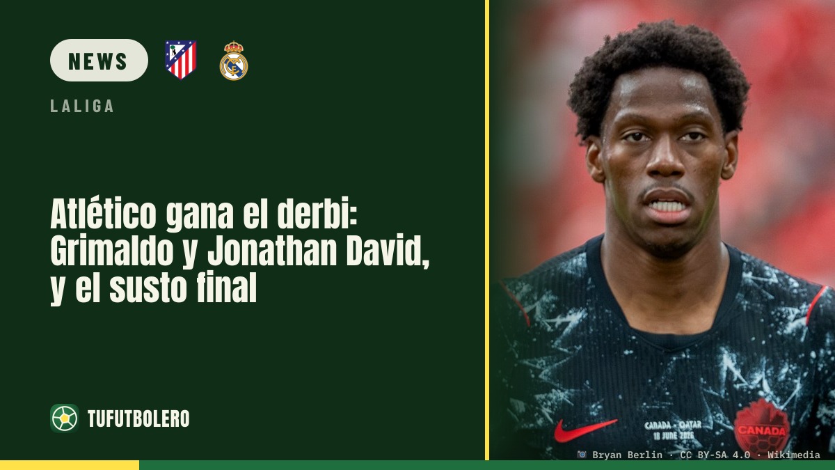 Atlético gewinnt das Derby: Grimaldo und Jonathan David, spätes Zittern