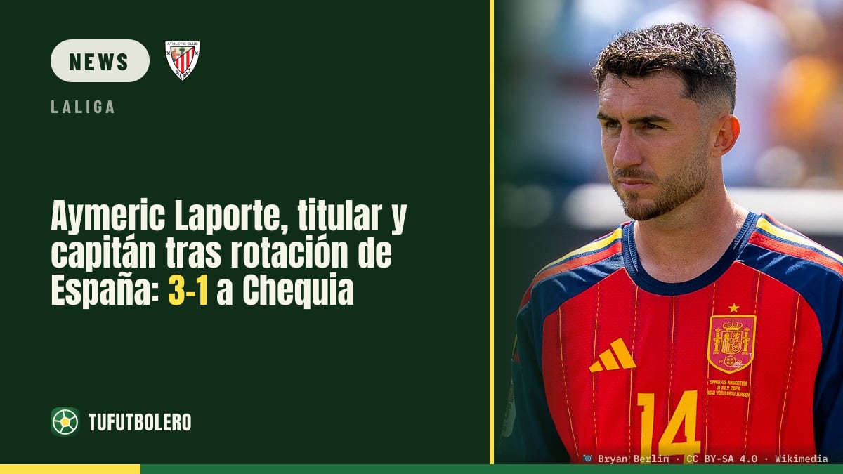 Aymeric Laporte startet durch und trägt als Kapitäns-Armabnd Spanien: 3-1 gegen Tschechien
