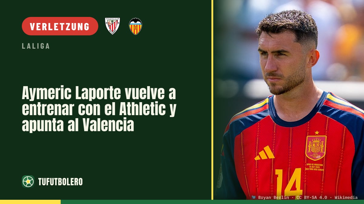 Aymeric Laporte kehrt ins Training zurück – Athletic gegen Valencia in Sicht