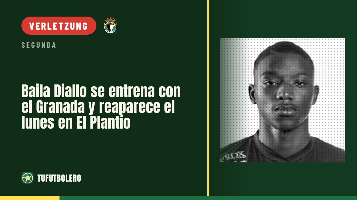 Baila Diallo vom FC Granada trainiert wieder – möglicher Comeback am Montag