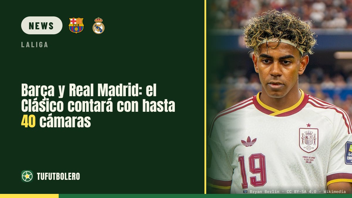 Barça-Real Madrid: Das Clásico mit bis zu 40 Kameras