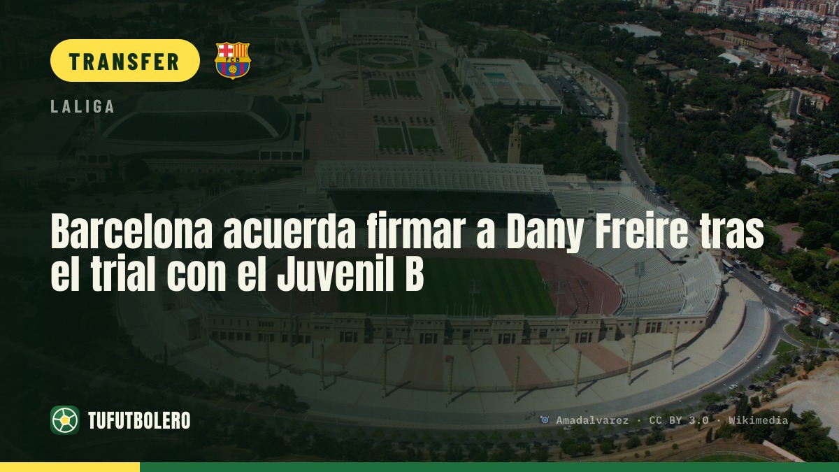Barcelona stimmt zu: Dany Freire unterschreibt nach Trial beim Juvenil B