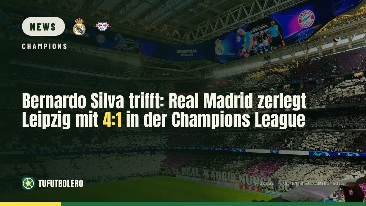Bernardo Silva trifft: Real Madrid zerlegt Leipzig mit 4:1 in der Champions League