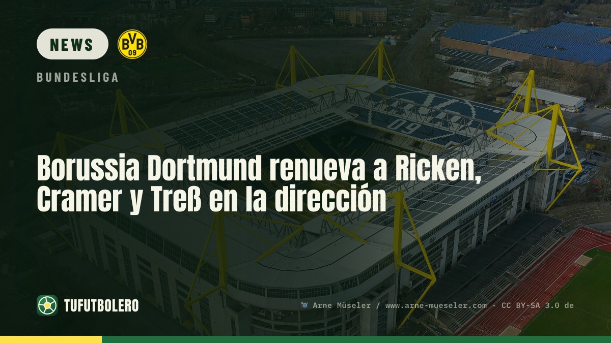 BVB verlängert mit Ricken, Cramer und Treß in der Geschäftsführung