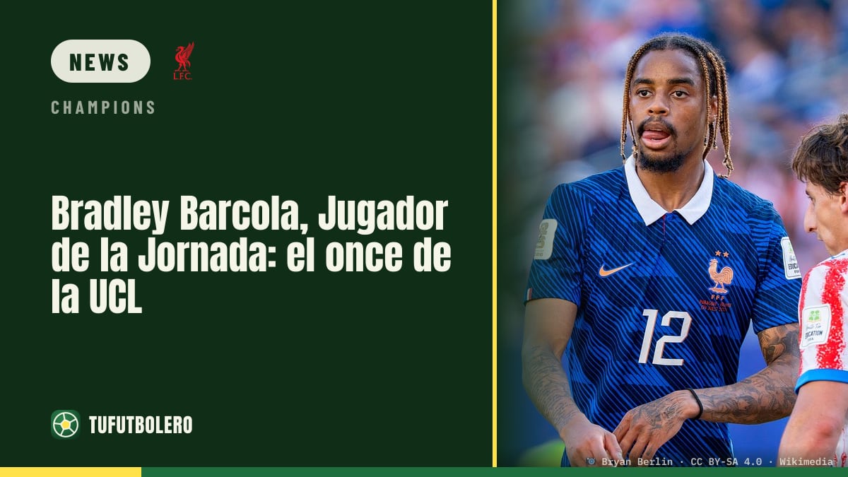 Bradley Barcola ist der Spieler der Woche: das UCL-Team