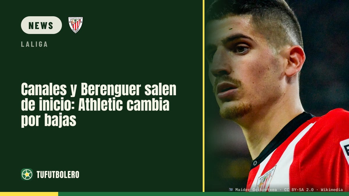 Canales und Berenguer starten: Athletic ändert wegen Ausfällen