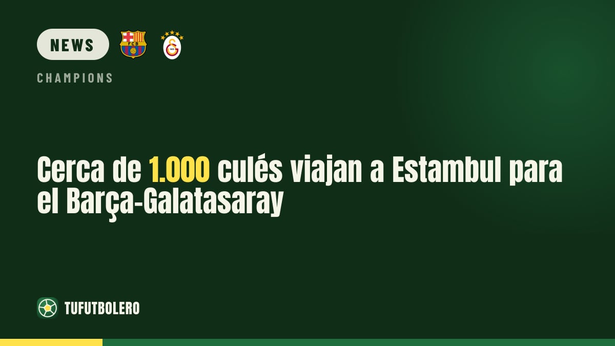 Fast 1.000 Barça-Fans reisen nach Istanbul zum Galatasaray-Spiel