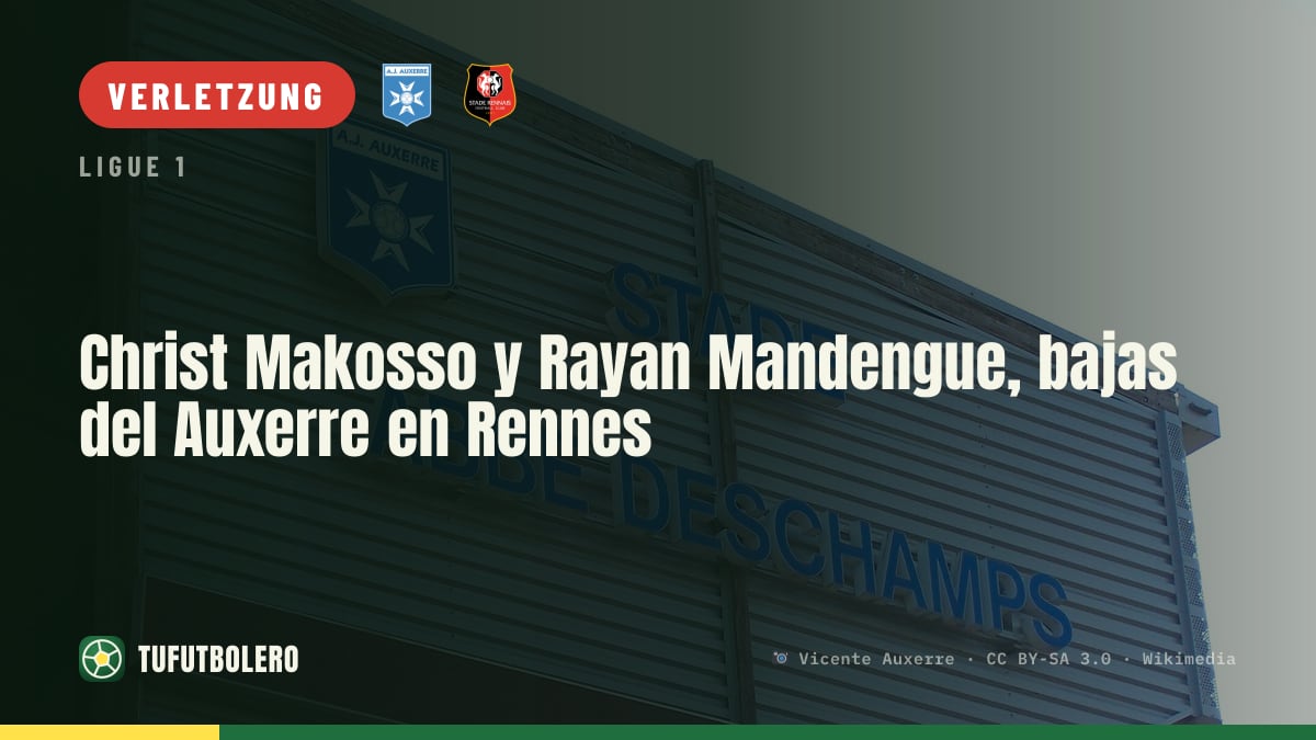 Makosso gesperrt, Mandengue verletzt: Auxerre bei Rennes