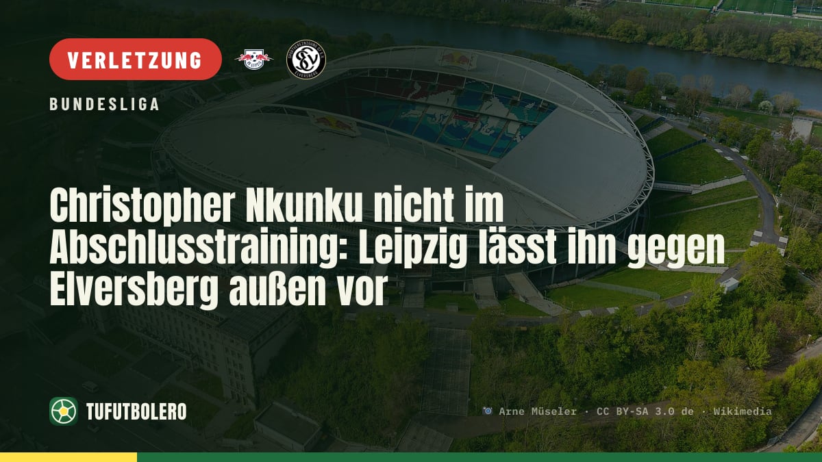Christopher Nkunku nicht im Abschlusstraining: Leipzig lässt ihn gegen Elversberg außen vor