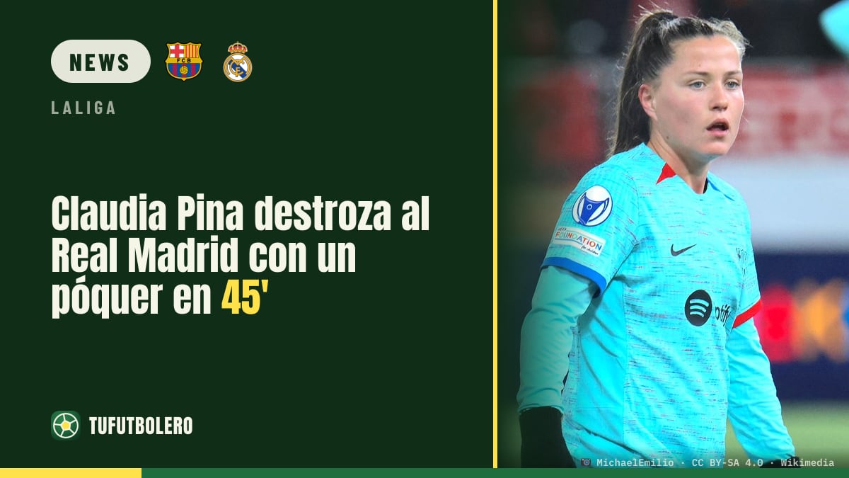 Claudia Pina zerlegt den Real Madrid: Viererpack in 45 Minuten