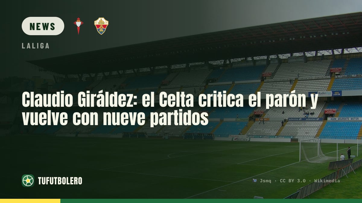 Claudio Giráldez: Celta kritisiert die zweiwöchige Pause vor neun Spielen
