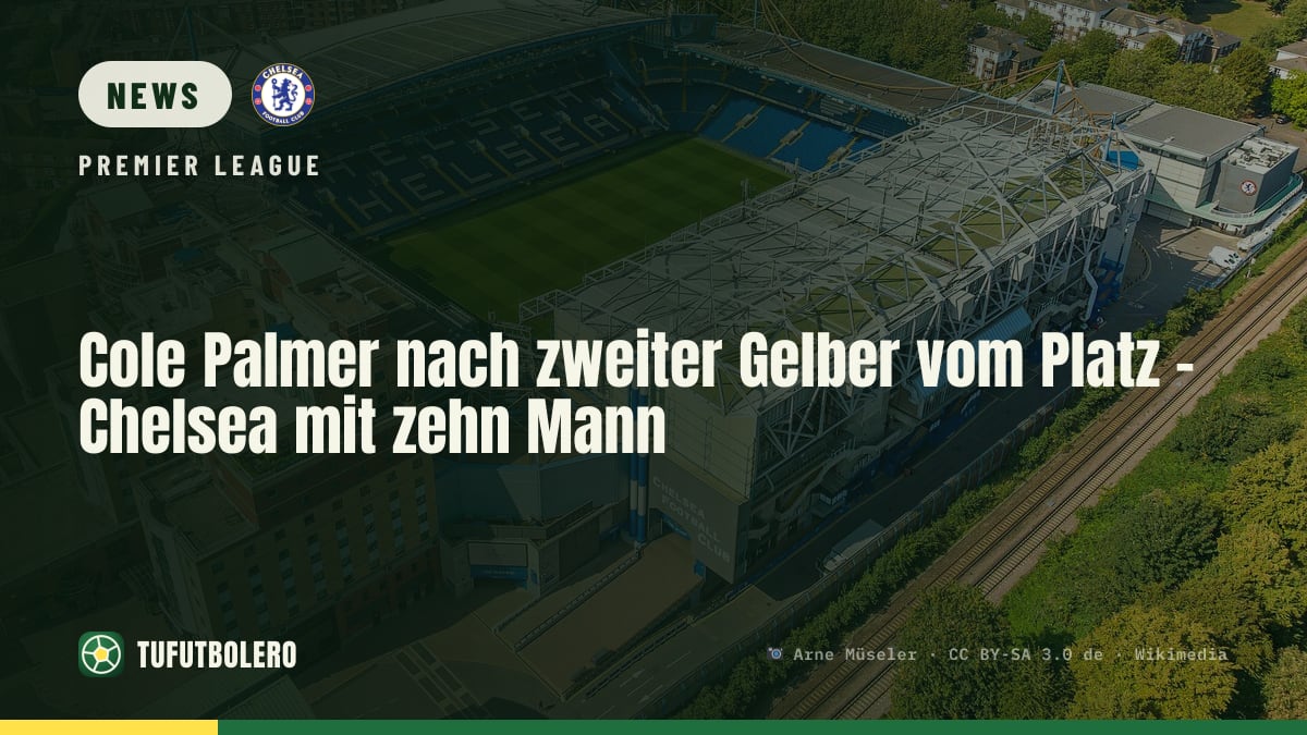 Cole Palmer nach zweiter Gelber vom Platz – Chelsea mit zehn Mann