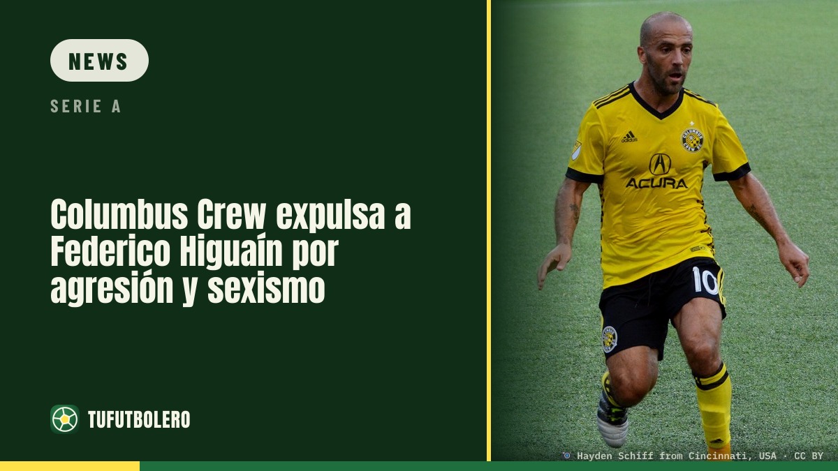 Columbus Crew entlässt Federico Higuaín wegen Übergriff und Sexismus