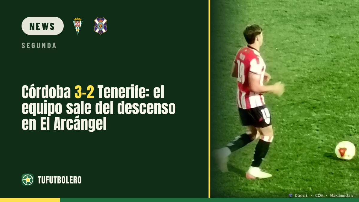 Córdoba 3-2 gegen Tenerife: Córdoba verlässt die Abstiegszone in El Arcángel