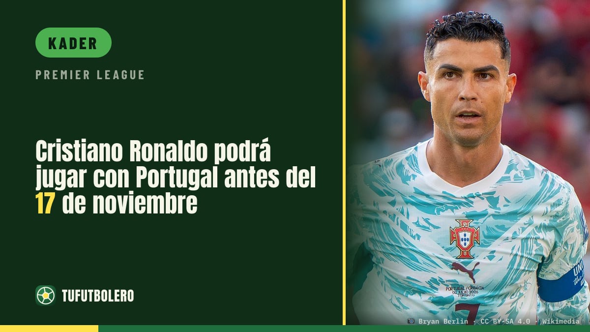 Cristiano Ronaldo könnte vor dem 17. November für Portugal einsatzbereit sein