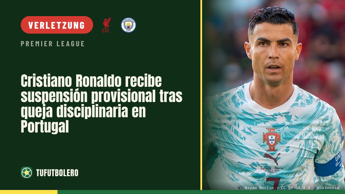 Cristiano Ronaldo mit vorläufiger Sperre nach Disziplinarverfahren in Portugal