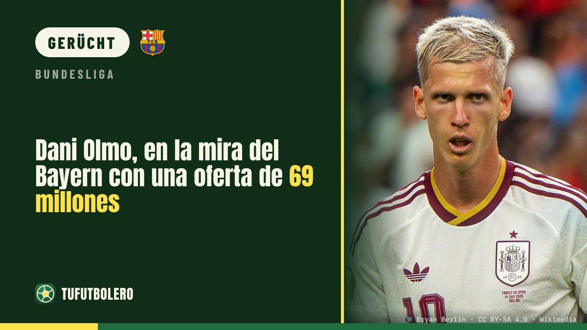 Bayern will Dani Olmo mit 69-Mio.-£-Angebot verpflichten