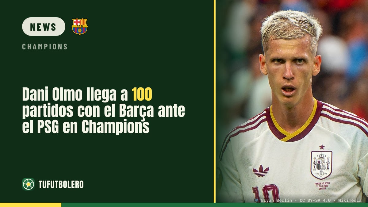 Dani Olmo: 100. Pflichtspiel für den FC Barcelona gegen PSG in der Champions League