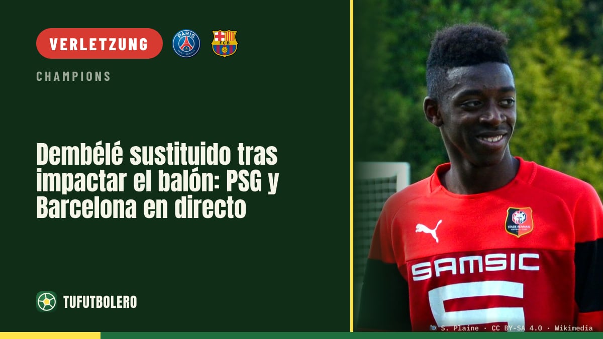 Dembélé nach Pfostentreffer ausgewechselt: PSG vs. Barcelona LIVE
