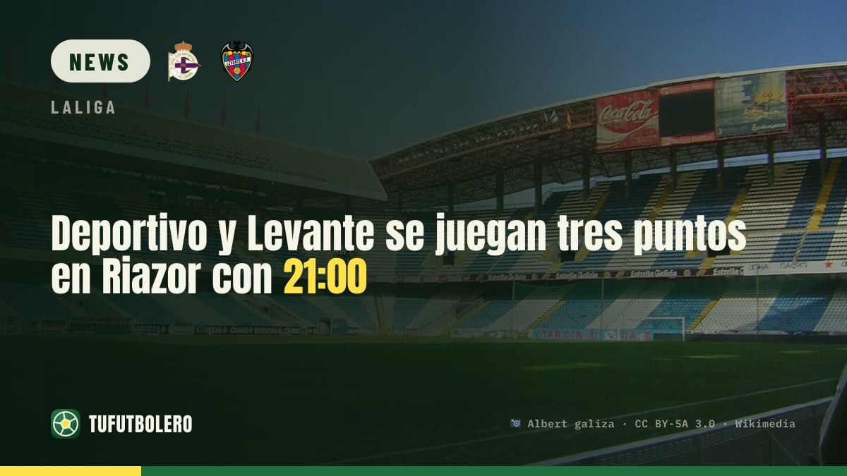 Deportivo gegen Levante in Riazor: Direktduell um drei Punkte um 21:00