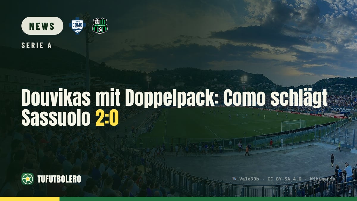 Douvikas mit Doppelpack: Como schlägt Sassuolo 2:0