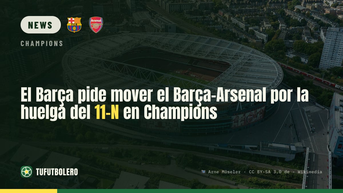Barça bittet um Terminwechsel für Barça-Arsenal wegen Streik am 11. November