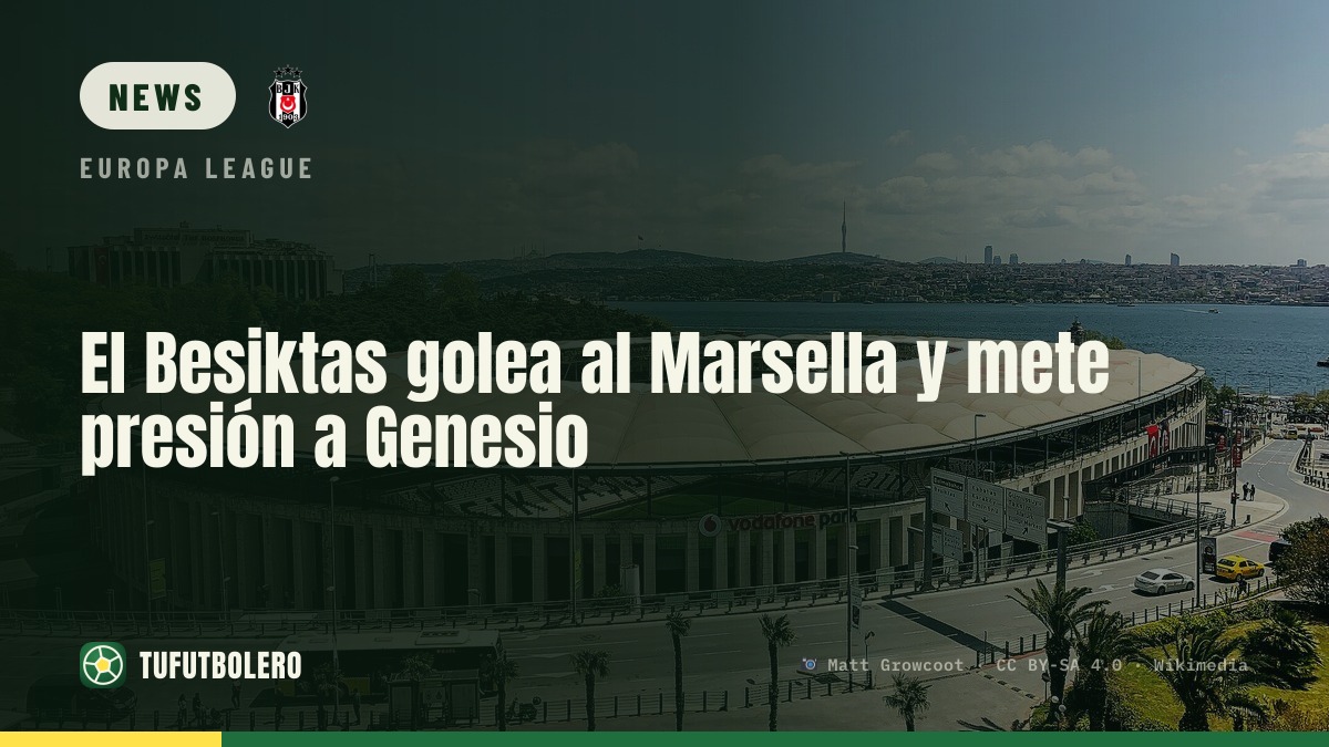Beşiktaş schlägt Marseille 4:1 und erhöht Druck auf Genesio