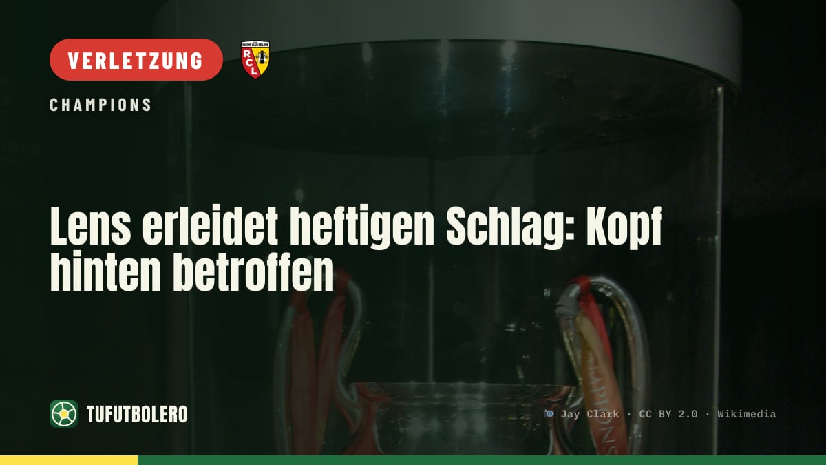 Lens erleidet heftigen Schlag: Kopf hinten betroffen