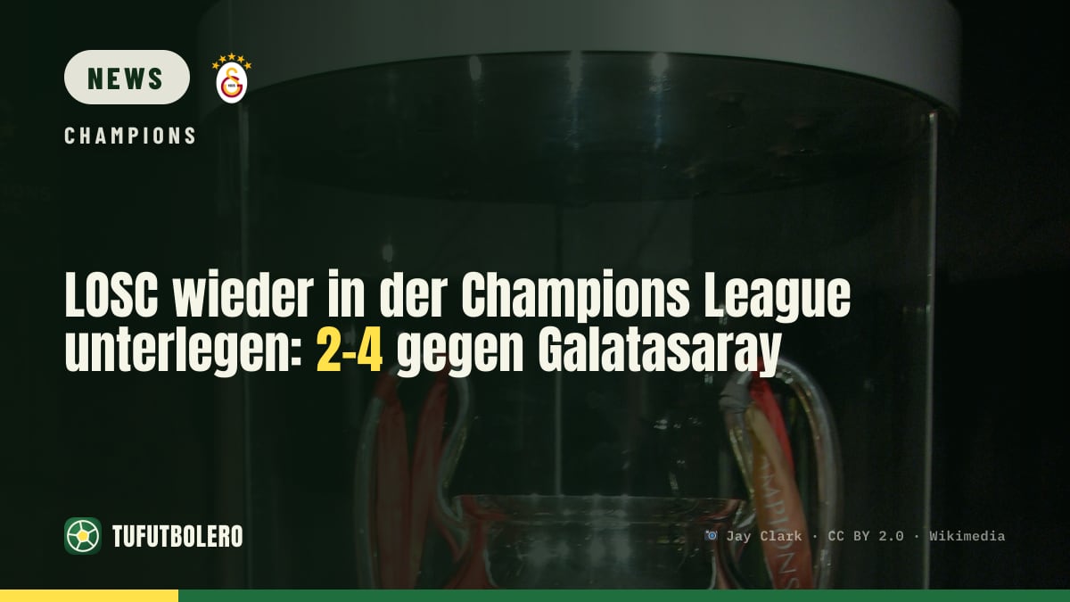 LOSC wieder in der Champions League unterlegen: 2-4 gegen Galatasaray
