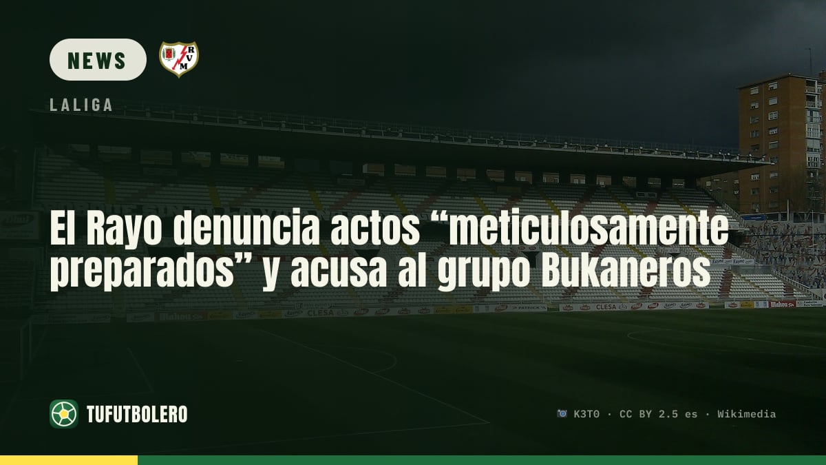 Rayo wirft Plan vor: Vorfall „meticulously prepared“ im Vallecas gegen Athletic