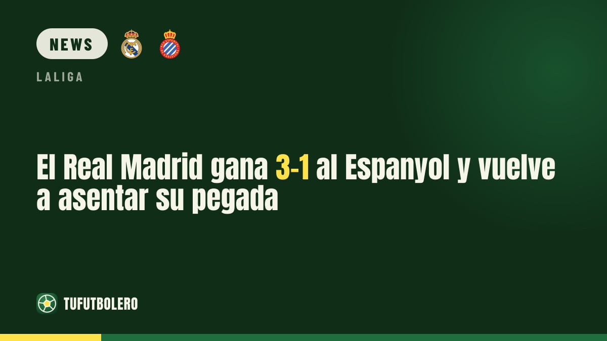Real Madrid gewinnt 3:1 gegen Espanyol – und zeigt seine Torgefahr
