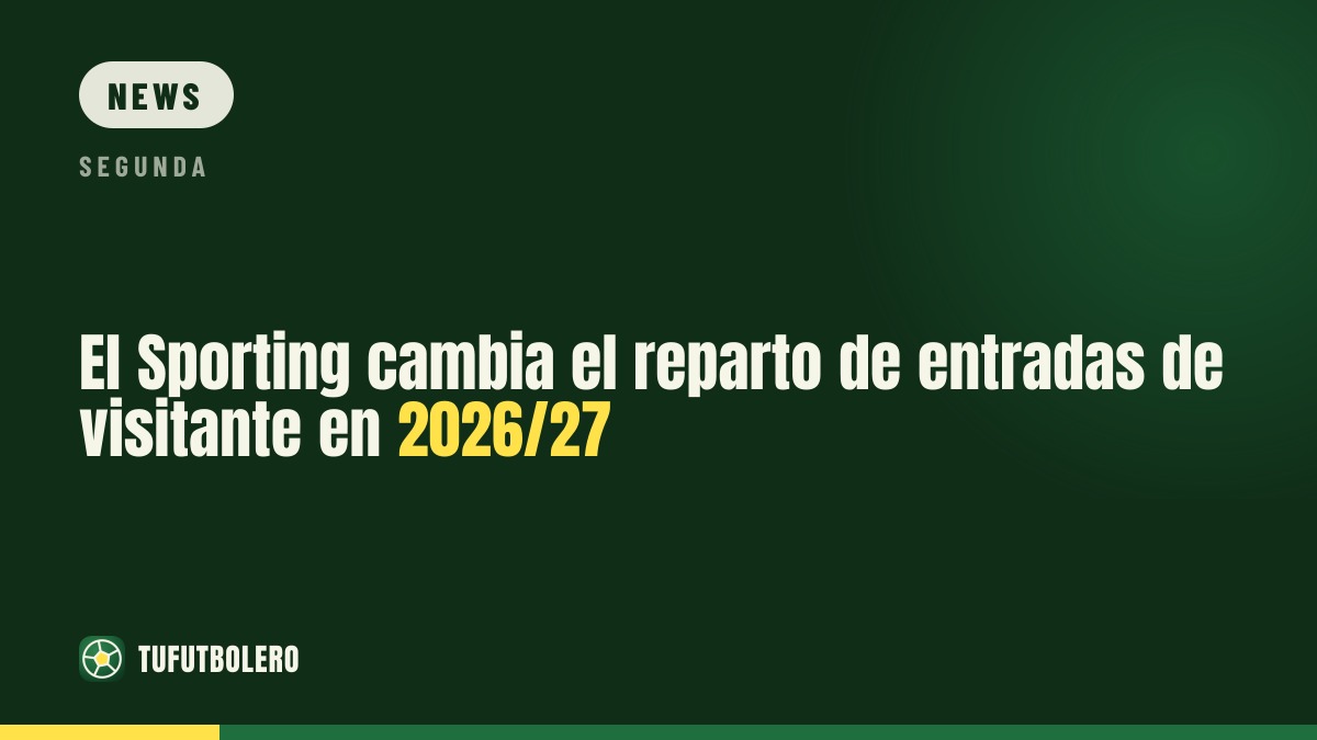 Sporting ändert die Ticketverteilung für Auswärtsspiele 2026/27