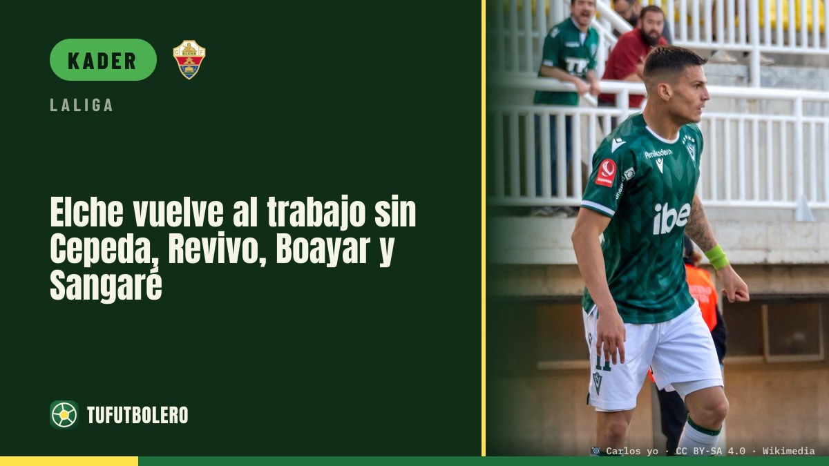 Elche startet ins Training ohne Cepeda, Revivo, Boayar und Sangaré