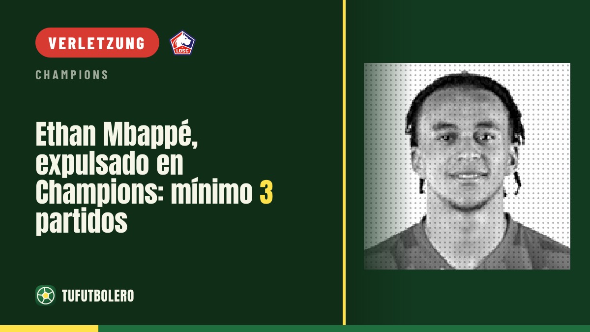 Ethan Mbappé nach Champions-Red: mindestens 3 Spiele Sperre