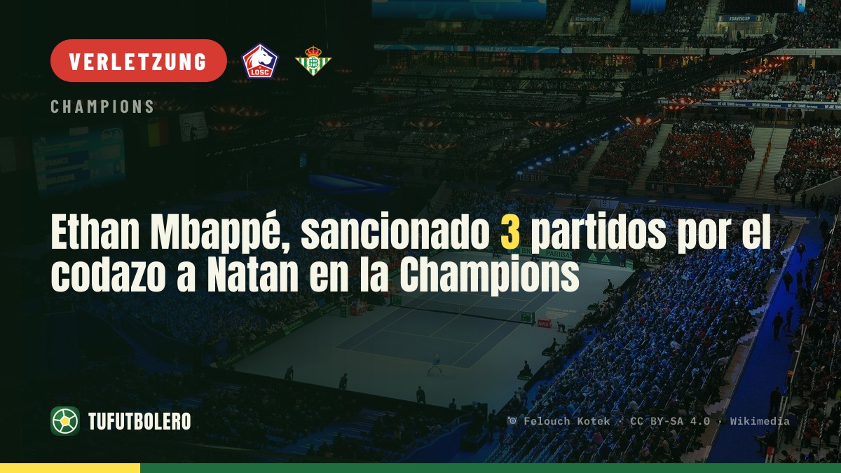 Ethan Mbappé für 3 Spiele gesperrt: Ellenbogen gegen Natan in der Champions League