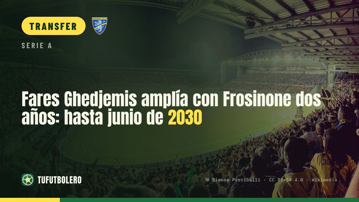 Farès Ghedjemis verlängert bei Frosinone bis Juni 2030