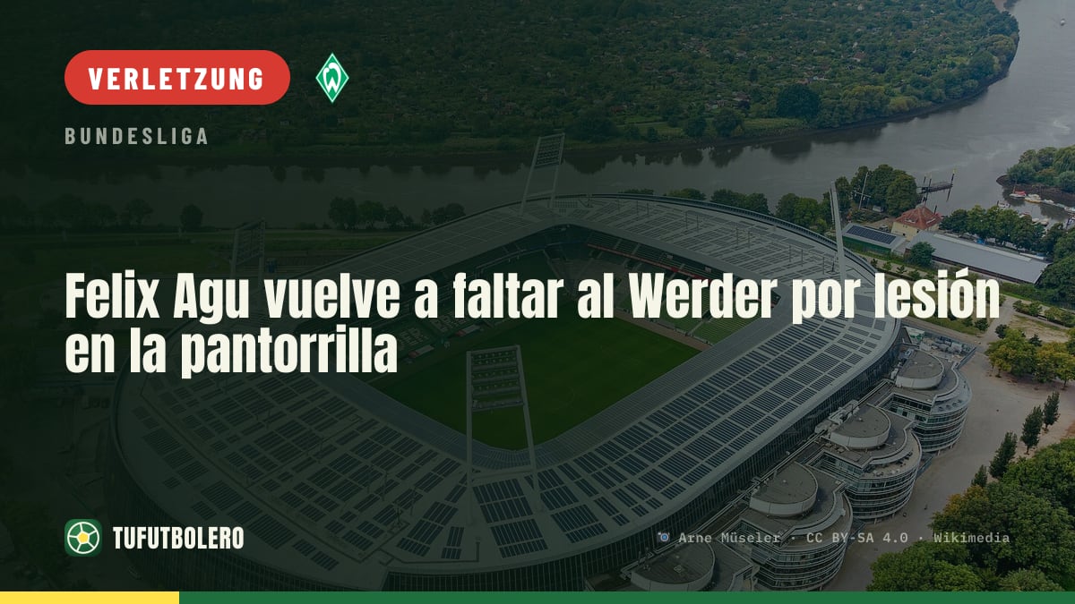 Felix Agu fehlt dem Werder erneut: wieder Wadenverletzung