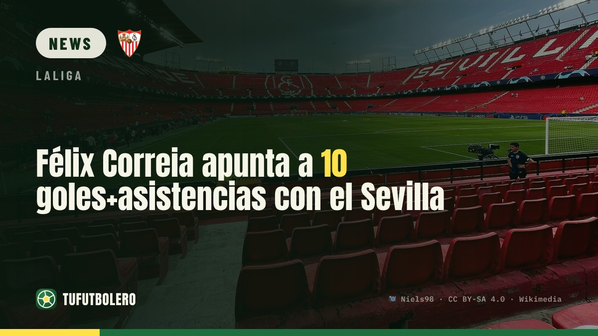 Félix Correia will mit dem FC Sevilla auf 10 Torbeteiligungen