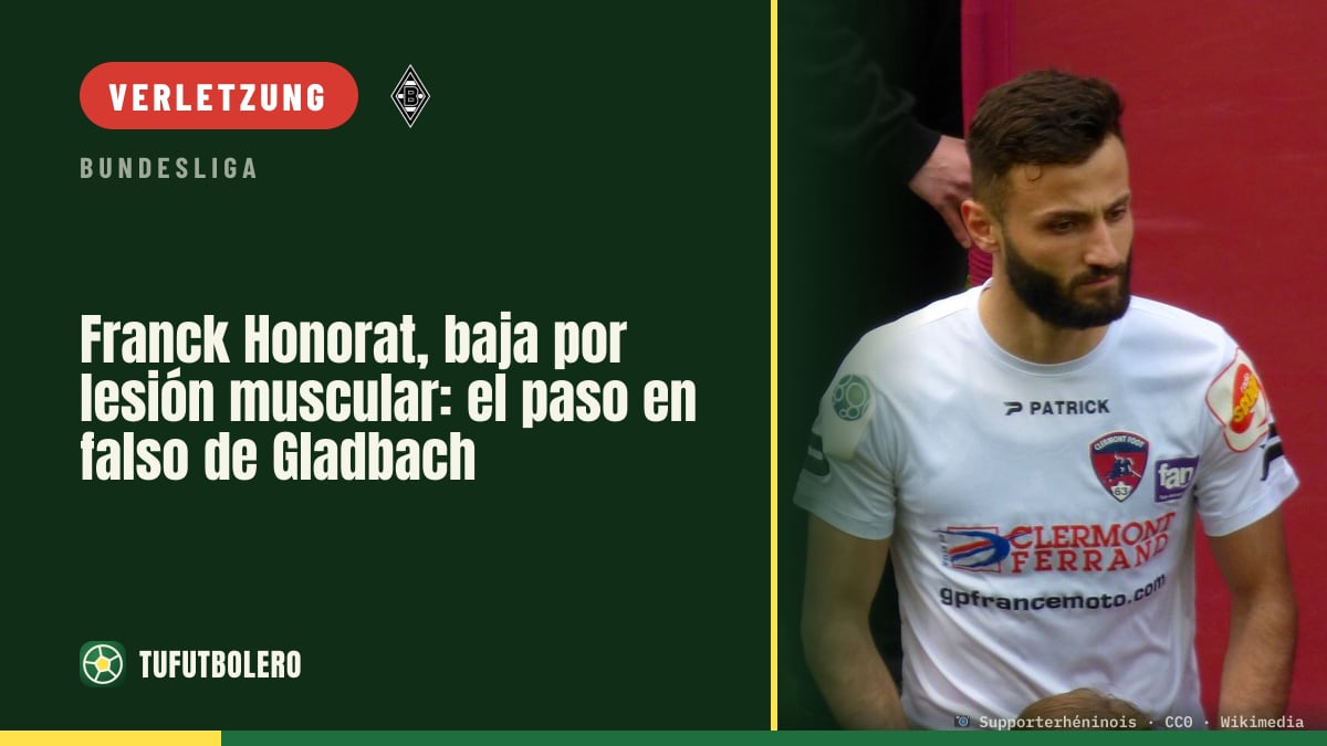 Franck Honorat fällt wegen Muskelverletzung aus – Gladbach wieder gebremst