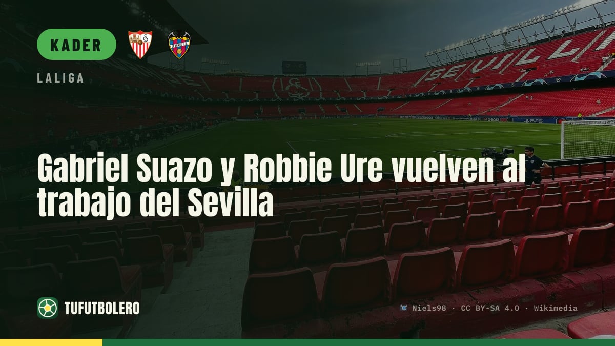 Gabriel Suazo und Robbie Ure kehren ins Sevilla-Training zurück